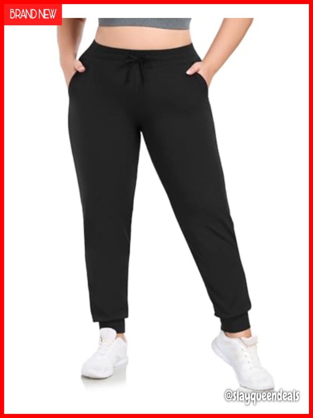 Plus Size Sweatpants Women Joggers with Pockets Yoga Workout Lounge